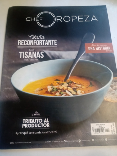 Revista De Cocina Chef Oropeza Otoño Reconfortante