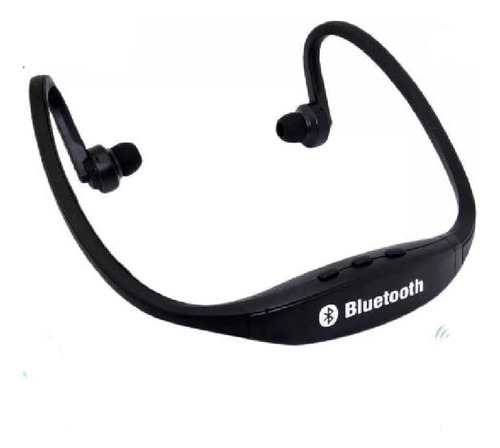 Mp3 Reproductor Auriculares Bluetooth Fm Ranura Sd Negro
