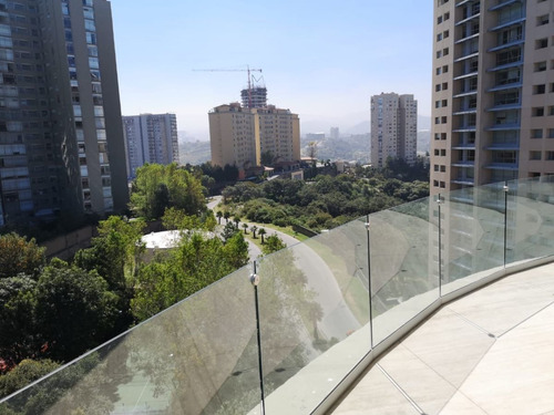 Imagen 6 de 30 de Venta De Departamento Con Terraza En Lo Alto Bosque Real