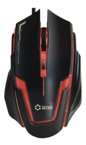 Mouse Gamer C Fio 1.80m Usb 2.0 3.0 Led 6000 Dpi Lotus Lt-a9
