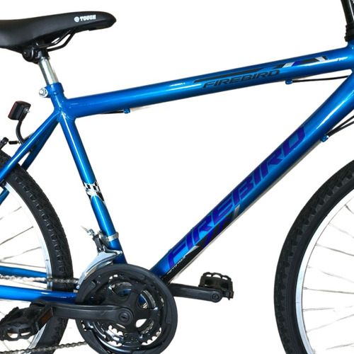 Bicicleta Mtb Firebird Rodado 26 Mountain - 18 Velocidades Color Celeste Tamaño Del Cuadro R26