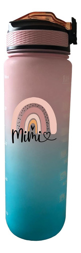 Mimi - Botella De Agua De 32 Oz Con Marcador De Tiempo Para 