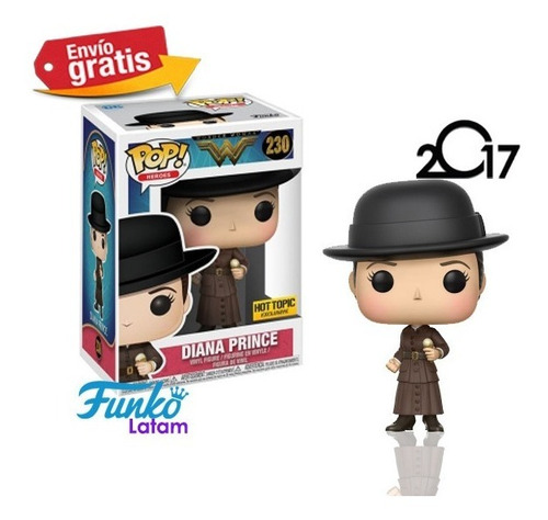 Diana Prince Wonder Woman Funko Pop Pelicula Exclusiva