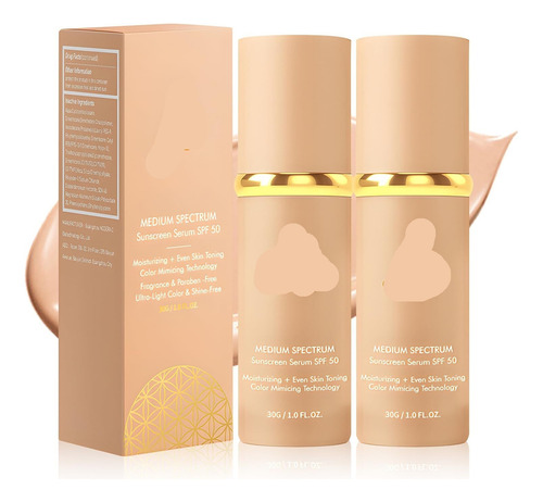 Base De Maquillaje Líquida 4 En 1, Base De Maquillaje 4 En