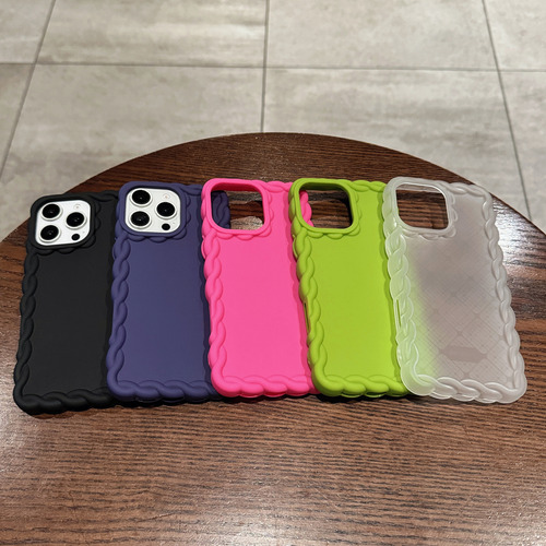 Funda Para Samsung Galaxy A06/a16/s24 Fe, Brillo Metálico Mate Y Marco Retorcido, Silicona Suave Que Absorbe Los Golpes