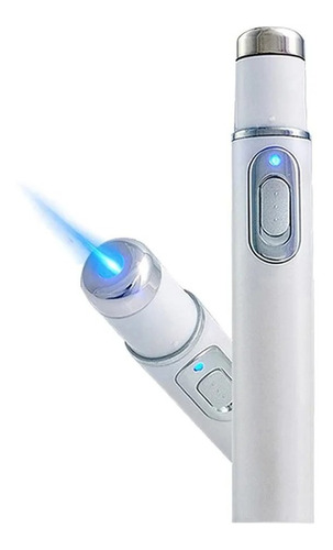 Caneta Laser Led Azul Luz Varizes Acne Ferida Remoção Reparo