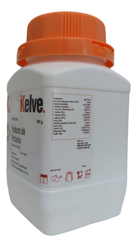 Yoduro De Potasio R. A. 500 G Kelve K5395