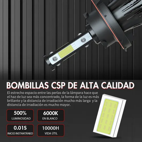 Kit De Faros Delanteros Led Cob Canbus 9008 H13 - 16000lm