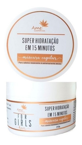 Máscara Ultra Hidratação Capilar 250 G - For Girls Hair
