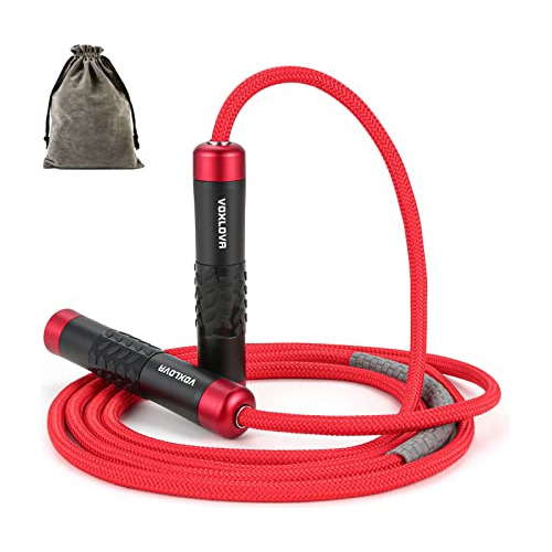 Voxlova Weighted Jump Rope For Men Women   1lb Heavy Jump Ro