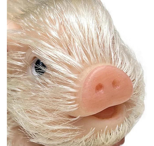Pequeno Brinquedo De Porco Reborn Silicone Boneca Estilo A