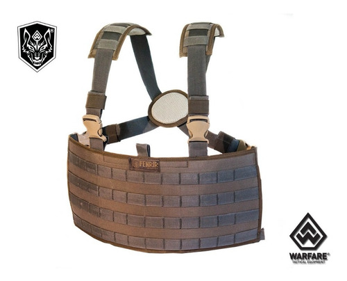 Colete Militar Chest Rigs Fenrir Plataforma De Torax -coyote