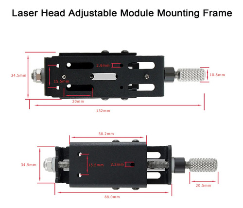 Cabeça De Regulagem Do Foco Cnc Laser Diodo Zbaitu Twotrees