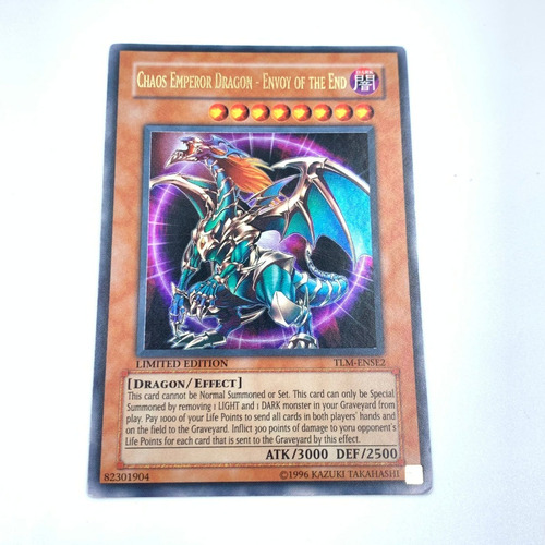 Yugioh Tlm Ense2 Chaos Emperor Dragon Ultra Rara 10/10