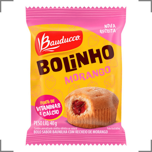 Bolinho Morgando Bauducco 40g C/16 Unidades