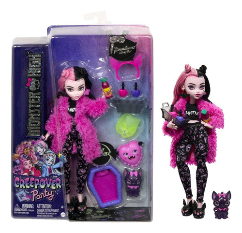  Boneca Monster High Creepover Party Draculaura Hky66 Mattel