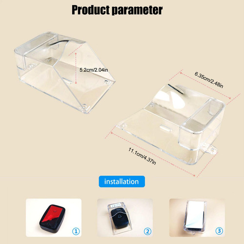Funda Impermeable Para Timbre Cubierta Impermeable Para Máqu