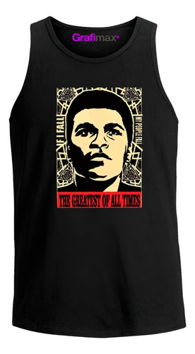 Polera Musculosa Sin Manga Muhammad Ali If I Fall Grafimax