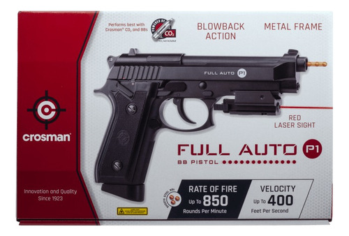 Crosman P1 Tipo Beretta 92a1 Automatica Co2 4.5mm .177 Xtr C