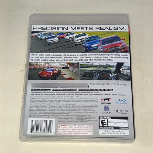 Gran Turismo 5 Prologue Ps3 (Reacondicionado)