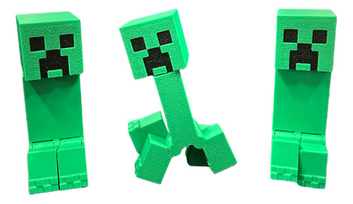 Creeper De Minecraft - 3 Piezas