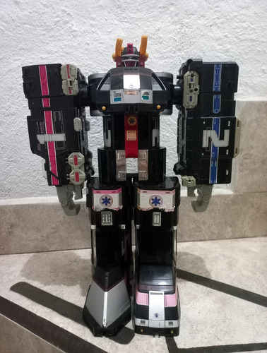 Power Rangers Megazord Lightspeed Rescue Super Train 1999 (Usado)