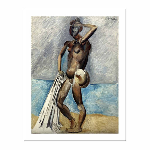Lamina Fine Art Bañista Pablo Picasso 52x70 M Y C 