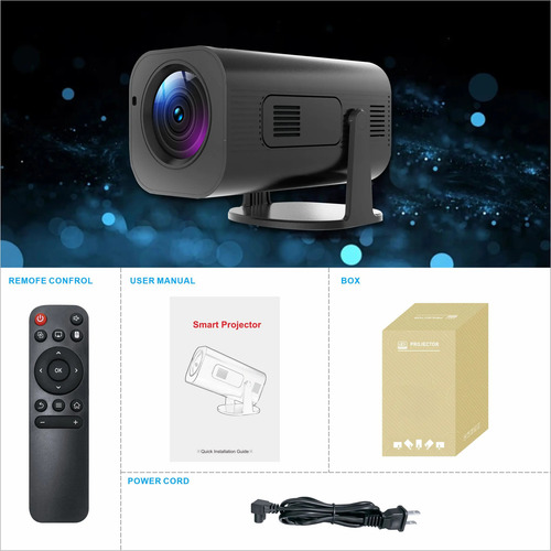 Proyector Portátil Android Ansi Lumens 350 Hp330 220v Negro Negro