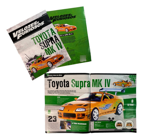 Kit Velozes E Furiosos Toyota Supra Mk Iv + Acrílico Ed 03