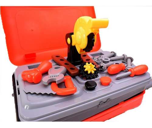 Juego De Herramientas En Valija Carro 2 En 1 Construccion
