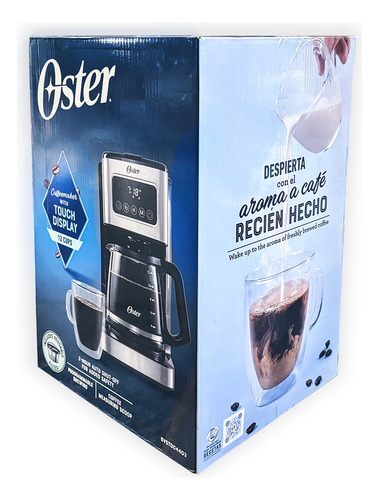 Cafetera Programable 12 Tzas Pantalla Oster Bvstdc4403
