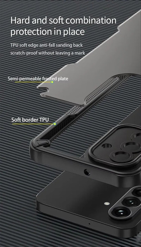 A Funda Protectora De Cuerpo Completo Para Samsung Galaxy S24 Fe, Tpu+pc