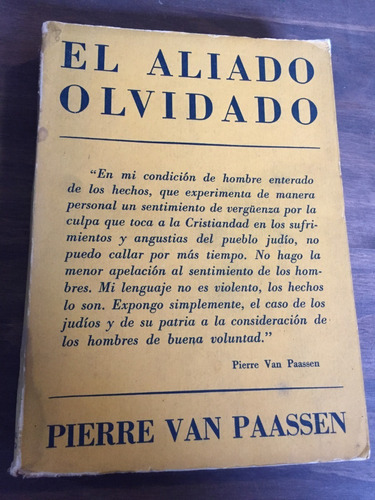 Libro El Aliado Olvidado - Pieere Van Paassen - Oferta