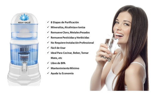 Purificador De Agua Mineralizador Y Alcalinizador