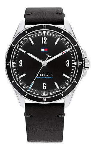 Relógio de pulso masculino Tommy Hilfiger 1791904 preto