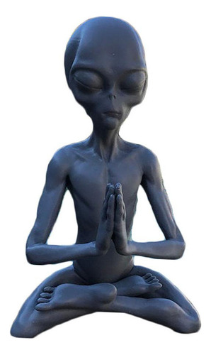 Escultura De Arte De Jardín, Estatua Meditativa Extraterrest