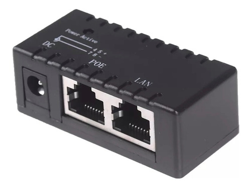 Imagen 3 de 3 de Inyector Poe Divisor De Potencia Para Cámara Ip, Accesorio