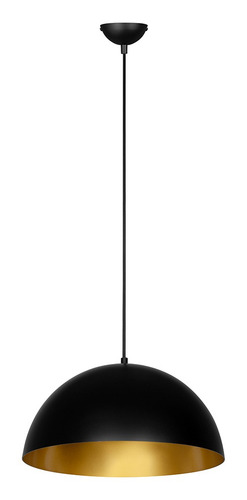 Lámpara De Techo Colgante Moderna Diseño Minimalista Dh-5110 Estructura Negro - Dorado