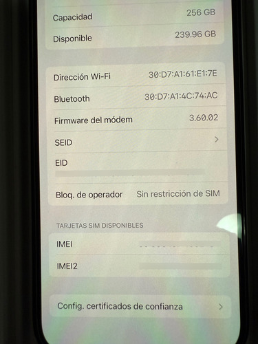 Iphone 14 Pro E-sim Liberado 256gb Negro