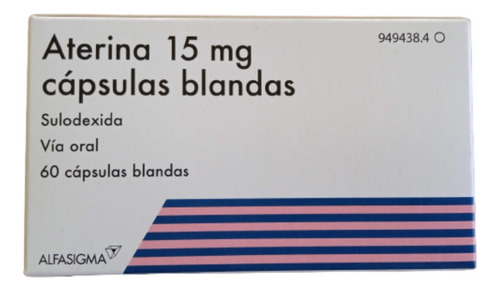 Aterina 15 Mg Capsulas Blandas (sulodexida)