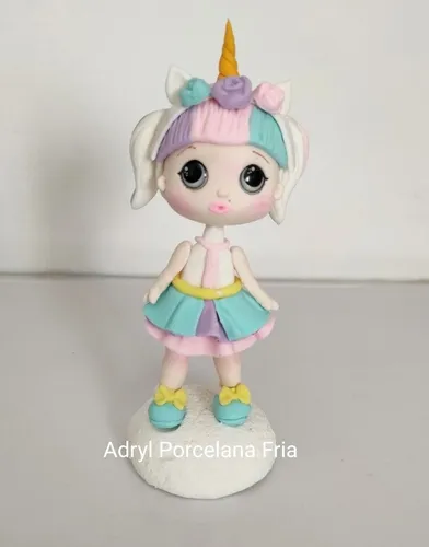 Mu eca Lol Porcelana Fr a Adorno De Torta