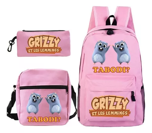 Grizzy and the Lemons Mini mochilas infantis, bolsas de desenho