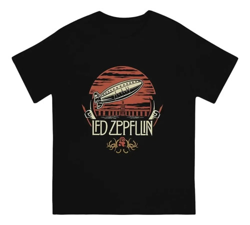 Camiseta De Algodón Con Estampado Led Band Zeppelin
