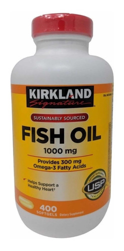 Omega 3 Fish Oil 400 Capsulas. 1000 - Unidad a $300