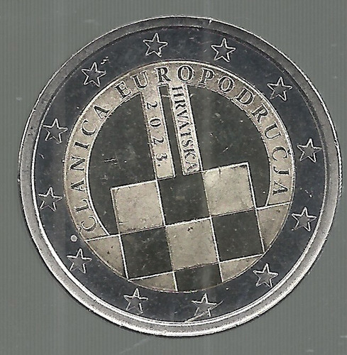 Croacia Rara 2 Euros  2023 Unc