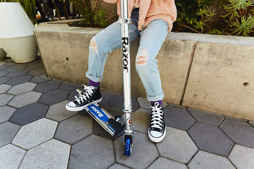 Razor Patín Del Diablo Scooter Aluminio Ajustable 5-15 Años