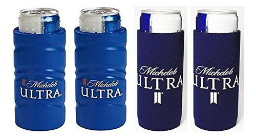 Michelob Ultra Slim Line Puede 2 Espuma Gruesa Refrigerador