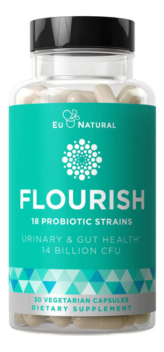 Flourish Probioticos + Prebioticos Para Mujeres: Intestino Y