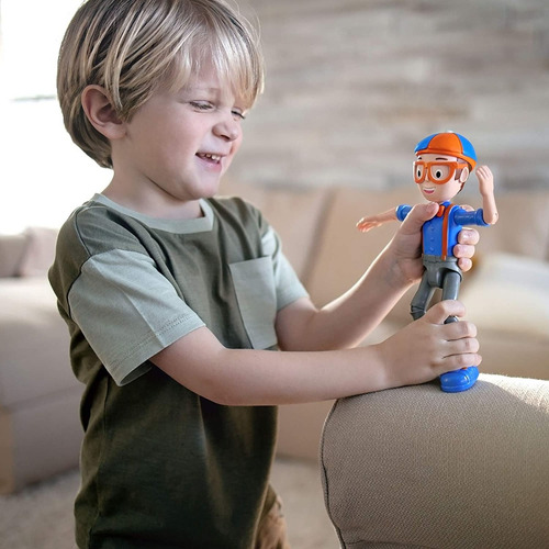 Imagen 8 de 11 de Blippi Figura Articulada 25cm Con Sonidos 86106