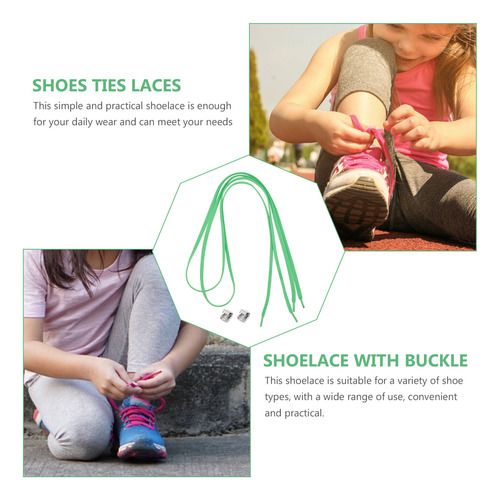 2 Pares De Cordones, Cordones Elásticos Y Cordones Con Hebil